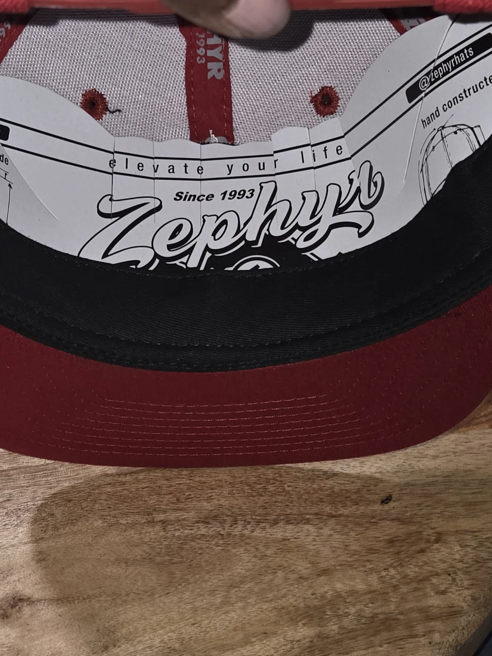 Zephyr branded snapback